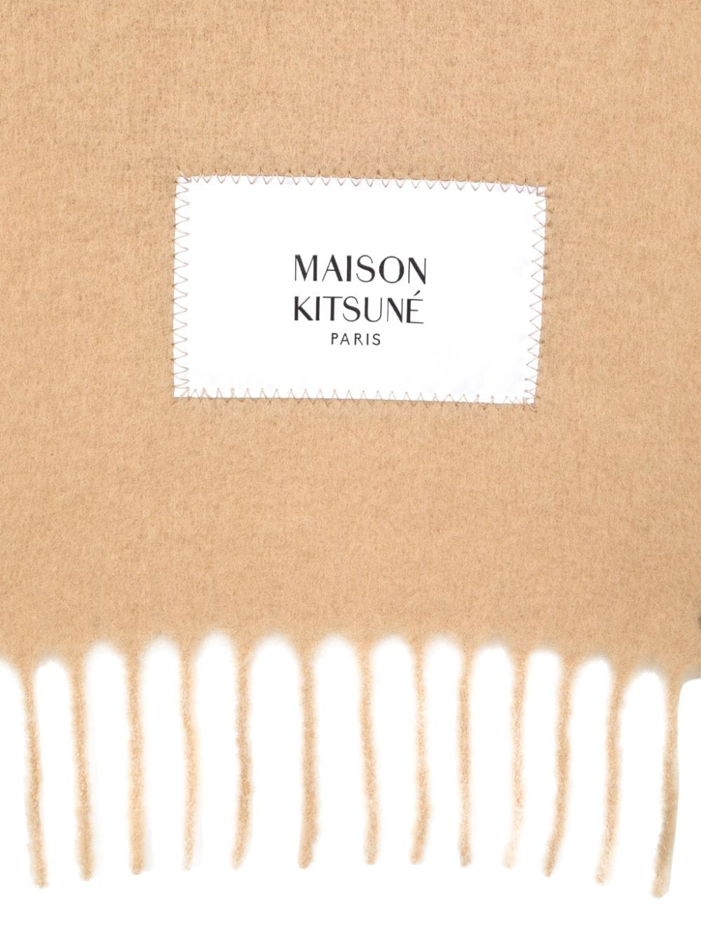 Maison Kitsuné SCARF - Marrone | beec76ed7caaee3ce635f43b182c276805feea6c
