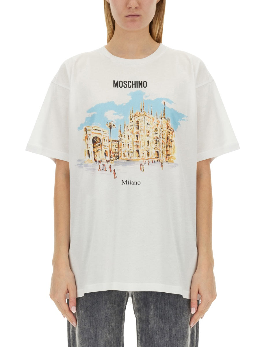 Moschino T shirt - Bianco | Wanan Luxury