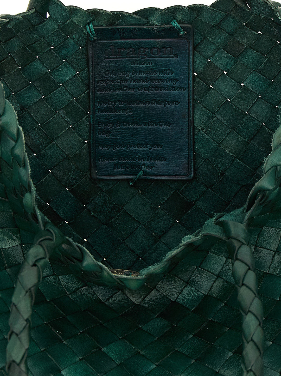 Dragon Diffusion Santa Croce Small Borse a Mano - Verde | 3f5248b99761a8ec538b912ffa789b36983f5e8f