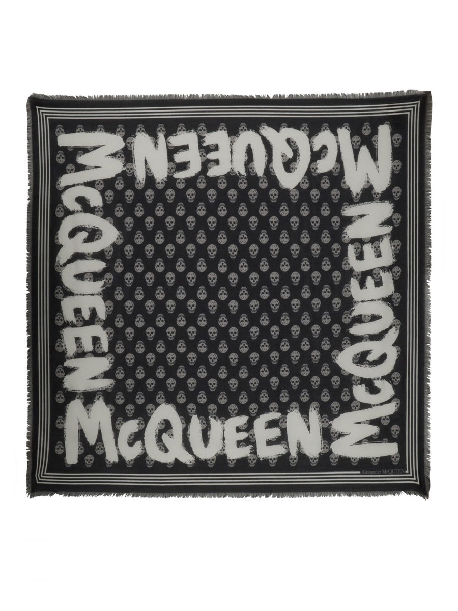 Alexander McQueen Sciarpe e Guanti - Nero | Wanan Luxury