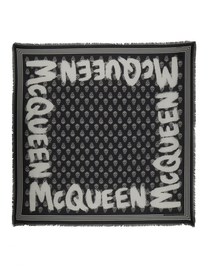 Alexander McQueen Sciarpe e Guanti - Nero | Wanan Luxury
