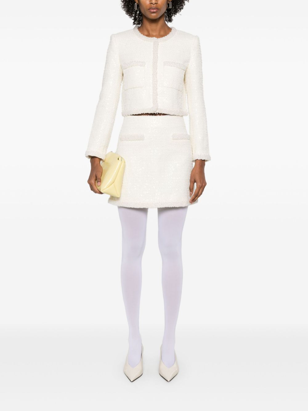 Self-Portrait Mini skirts - Bianco | a898c198b0d7d67460585631722c947e26ac825f