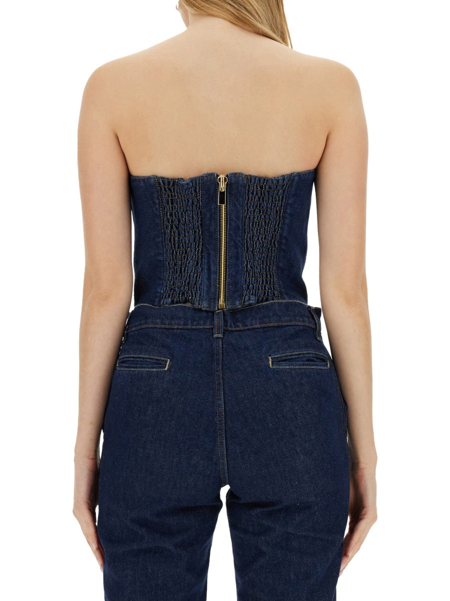 Magda Butrym Top - Blu | Wanan Luxury