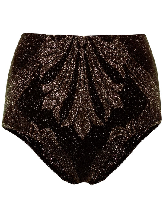 Shorts Corti Con Effetto Jacquard Lurex Wolford X Etro