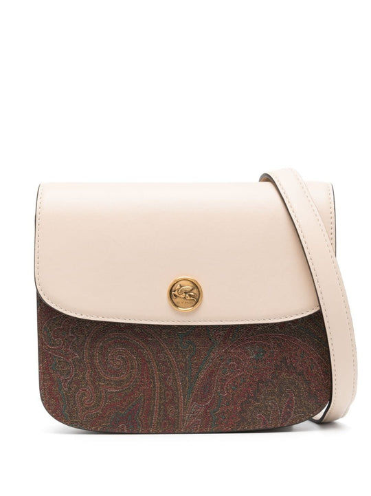 Borsa A Tracolla Con Pannelli Stampa Paisley