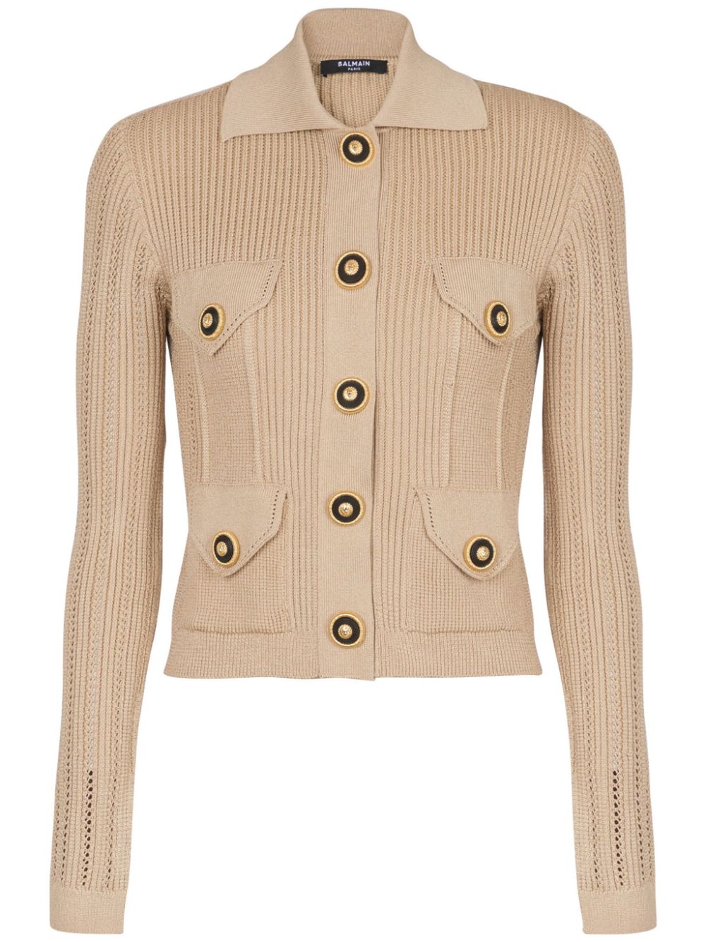 Balmain Cardigan - Marrone | 6feabbcf6b3bf63ac485623e5be1798039ad5a2a