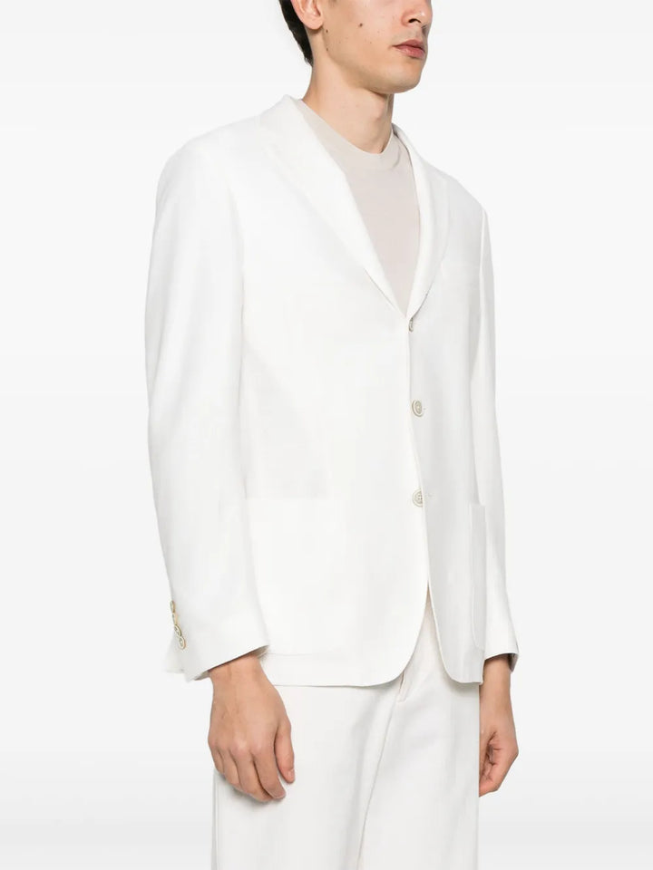 Eleventy Blazer - Bianco | 7bc95d07dc1870c5366e384819332c4f1210bd89