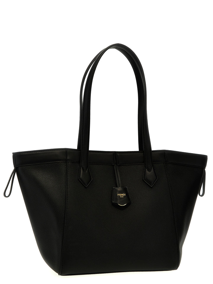 Fendi Fendi Origami Medium Tote - Nero | 305f556b82608b231cf7c201c1559d3372425311