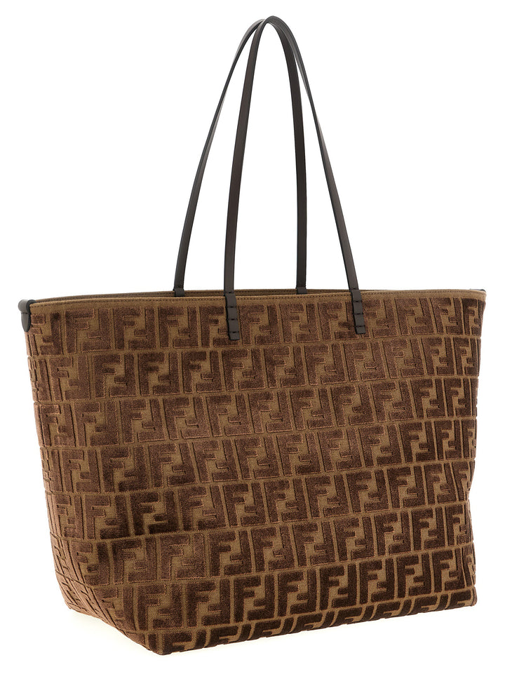 Fendi Roll Large Tote - Marrone | 96da79947544c332bf72b59e2ed98786ac25cb92