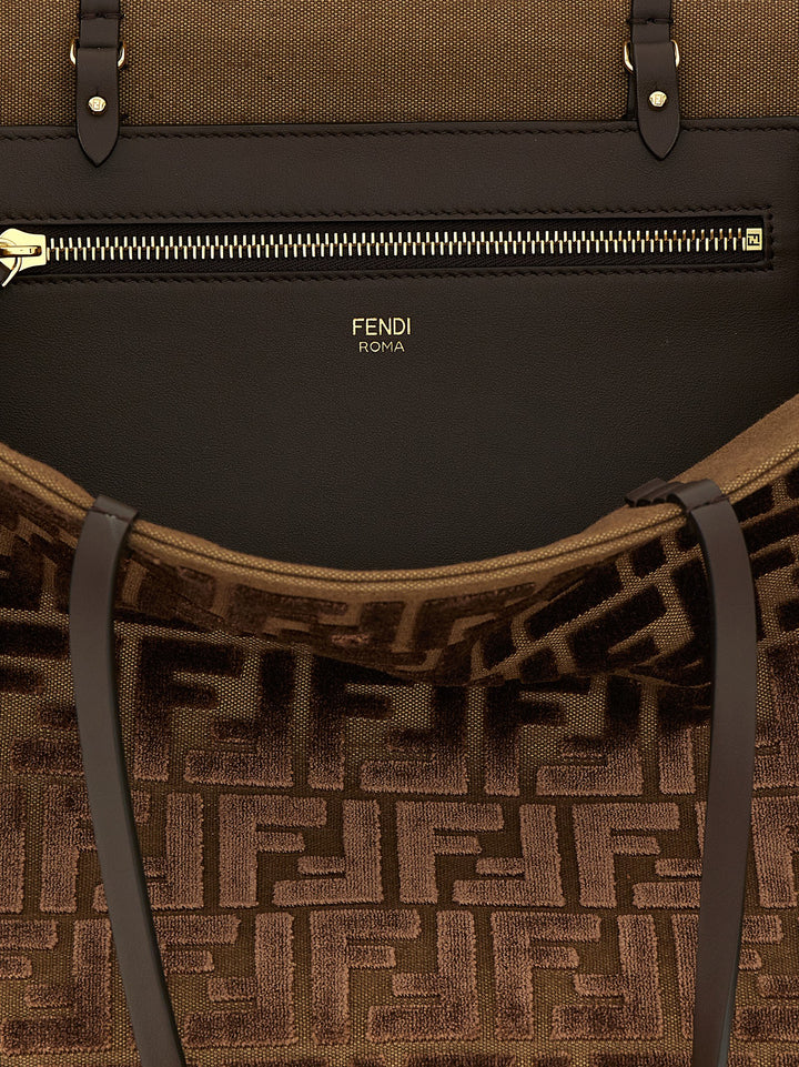 Fendi Roll Large Tote - Marrone | 48457b3e9d6989d531c03e33cd3393a5e5569629
