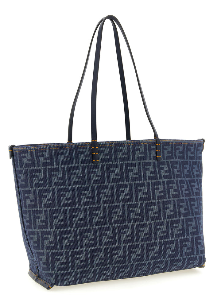 Fendi Roll Tote - Blu | c64a8b1328f0fc52773a6e8fdcb95a3a8dabd459