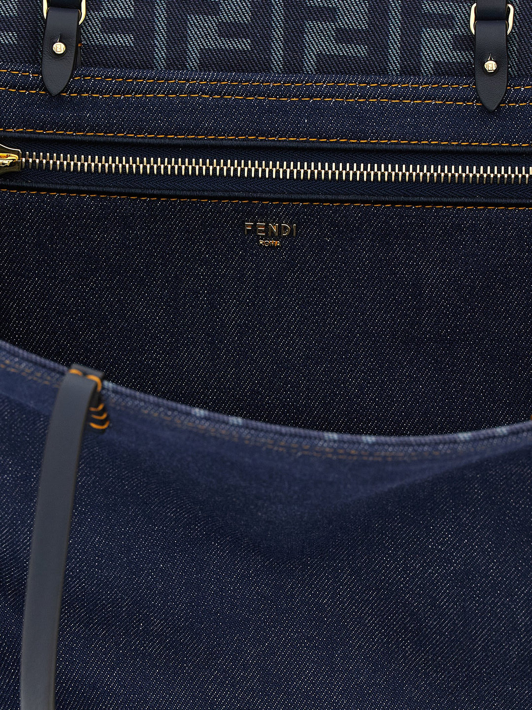 Fendi Roll Tote - Blu | 73fdac7661f6d09606eb1cd49f80c1903328ab4b