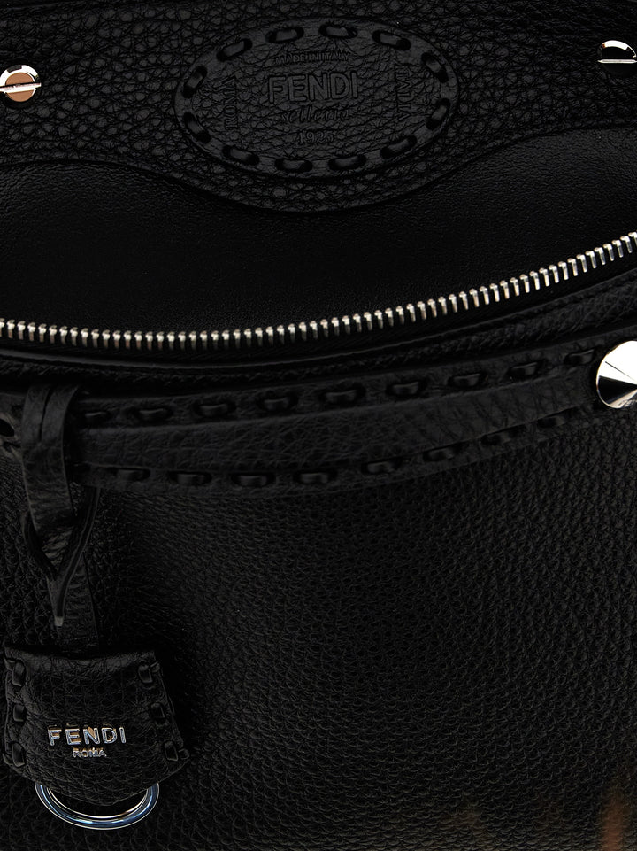 Fendi By The Way Selleria Medium Borse a Mano - Nero | f7a6895a17bd962210e26580ec1b51bc88e9fe78