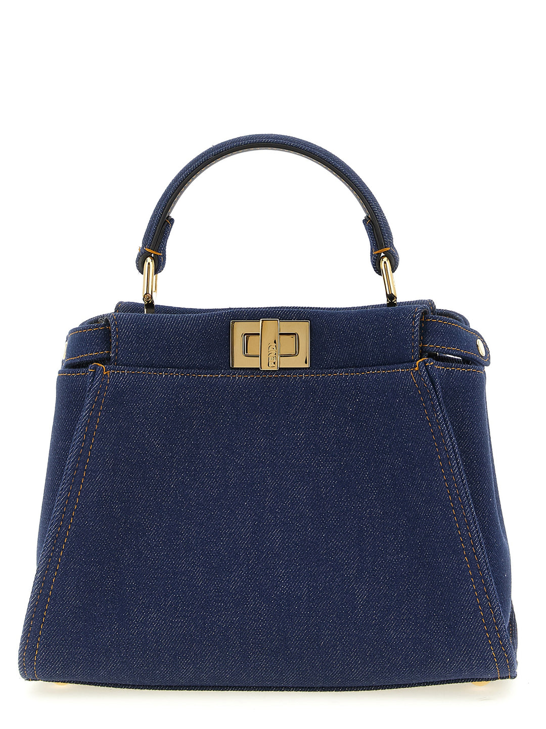 Fendi Peekaboo Borse a Mano - Blu | 5c671a55faa0a41c608f25b21d4ac4f4ebaa21c7
