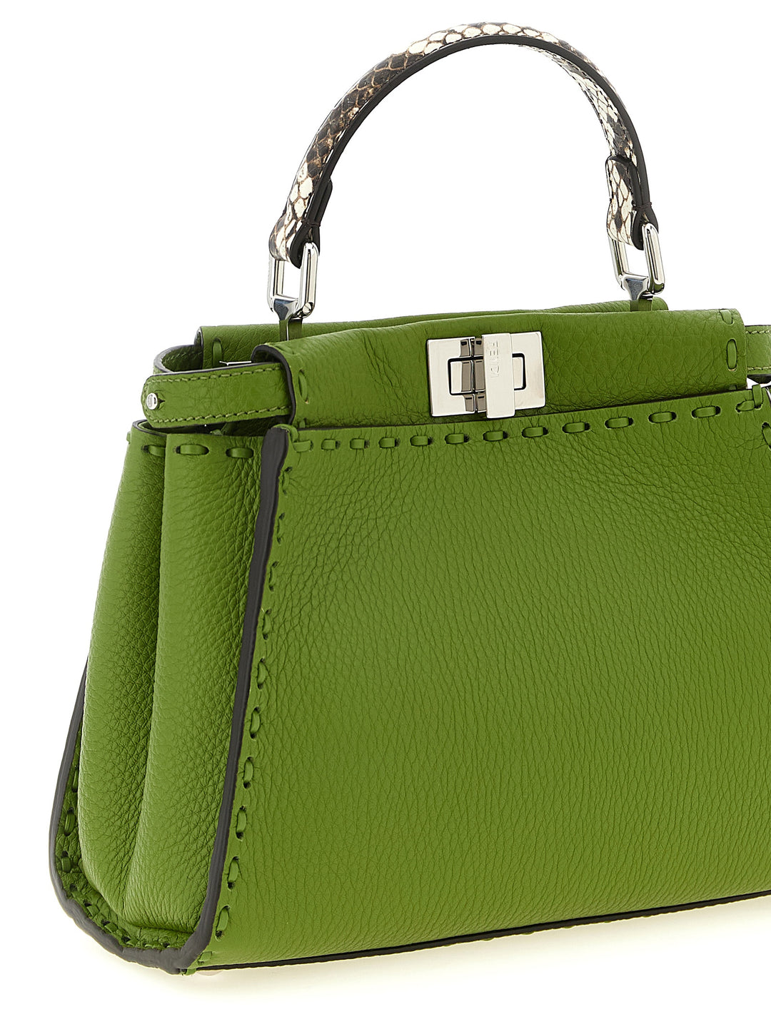 Fendi Peekaboo Borse a Mano - Verde | f462451bc0e0cc1d7f7cd8303a2bbe3fdf504c6a