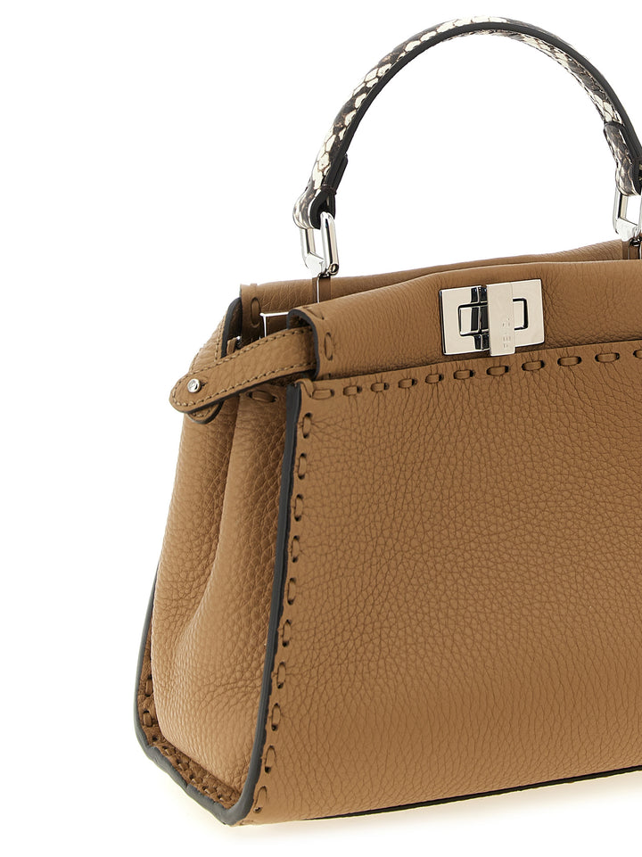 Fendi Peekaboo Borse a Mano - Beige | 0206cb901d0c24260e27fd9d8783738e8a2c621e