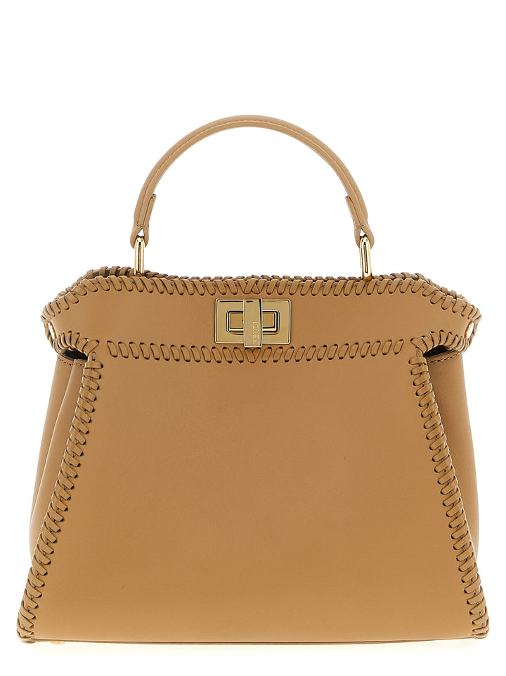 Fendi Pekaboo Mini Borse a Mano - Beige | 33b294d3420a39ed88272f2609f9d2c2f951ea26