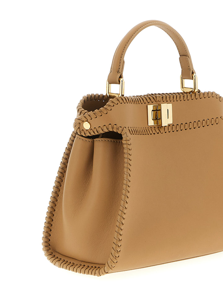 Fendi Pekaboo Mini Borse a Mano - Beige | 128bb5f9cde8c4c5f2b6fb0e4c33cb593d54edf1