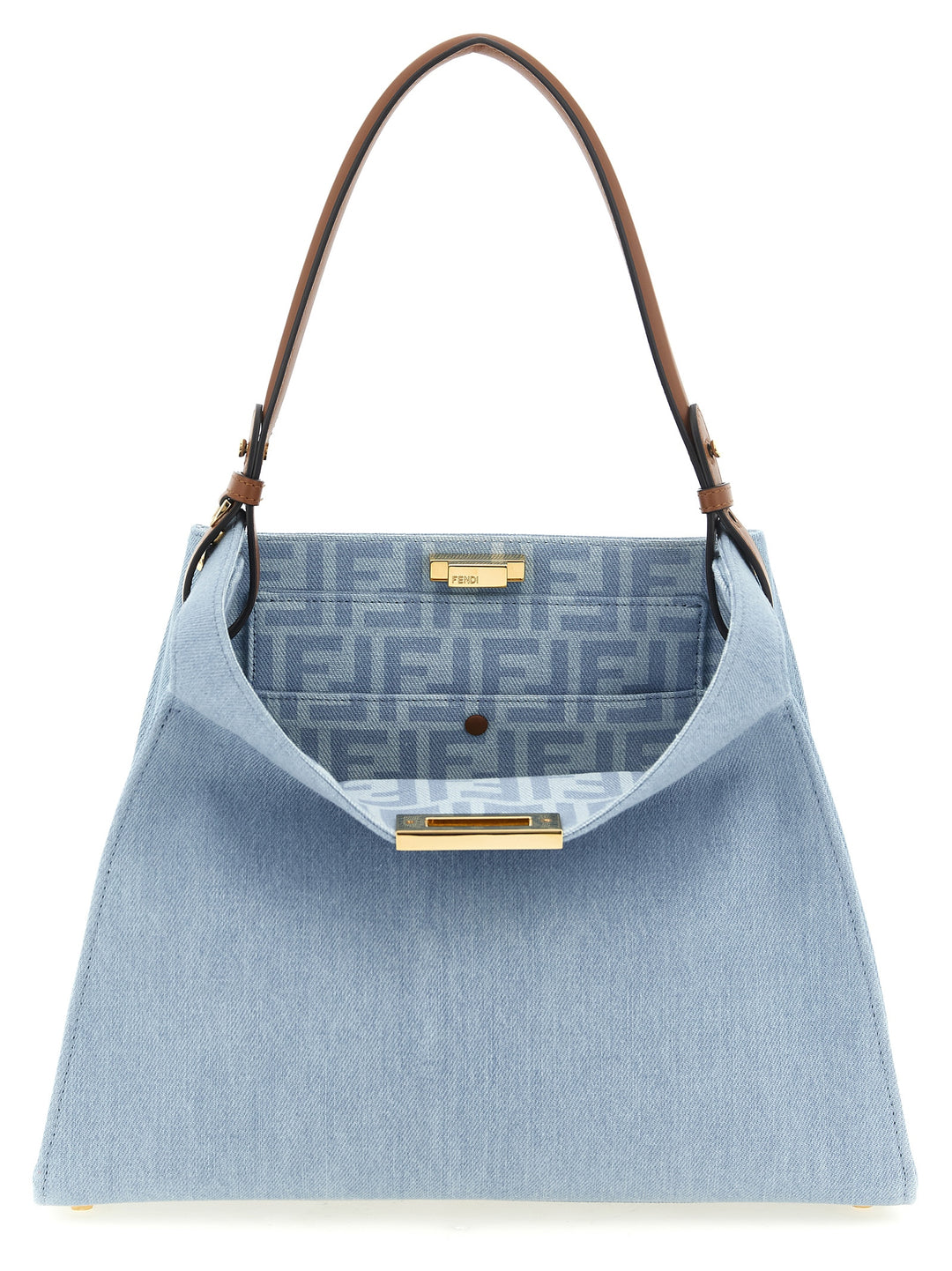 Fendi Fendi Way Borse a Mano - Celeste | 05e576821f97367fea974164eff859b25e5d3d23