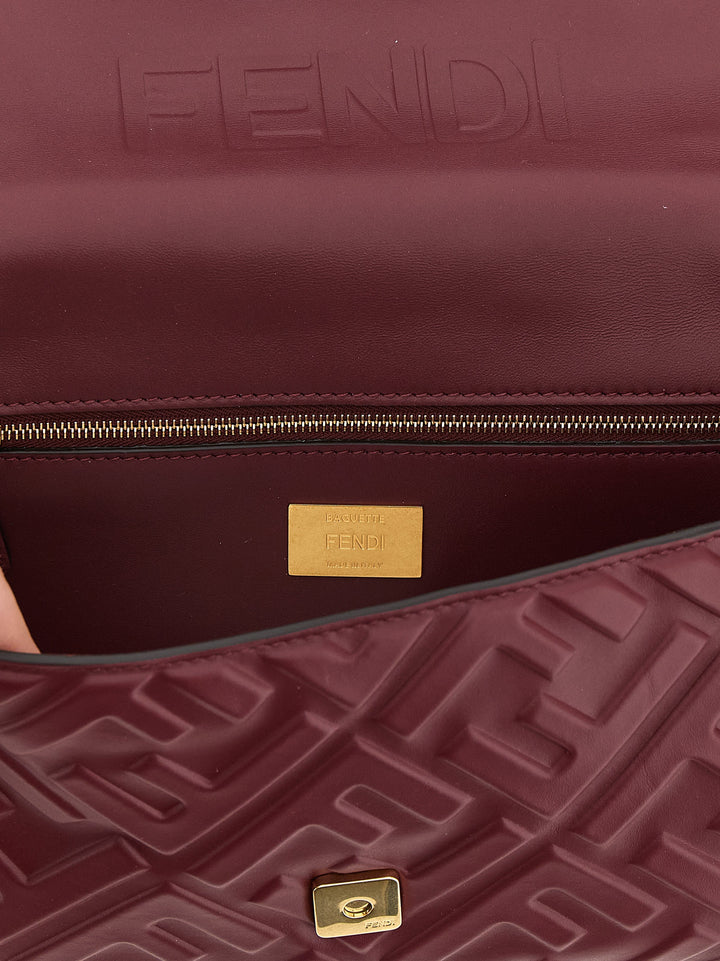 Fendi Baguette® Borse a Spalla e Tracolla - Bordeaux | 2e50705a48f856fdea692de1f9c3184c430932ac