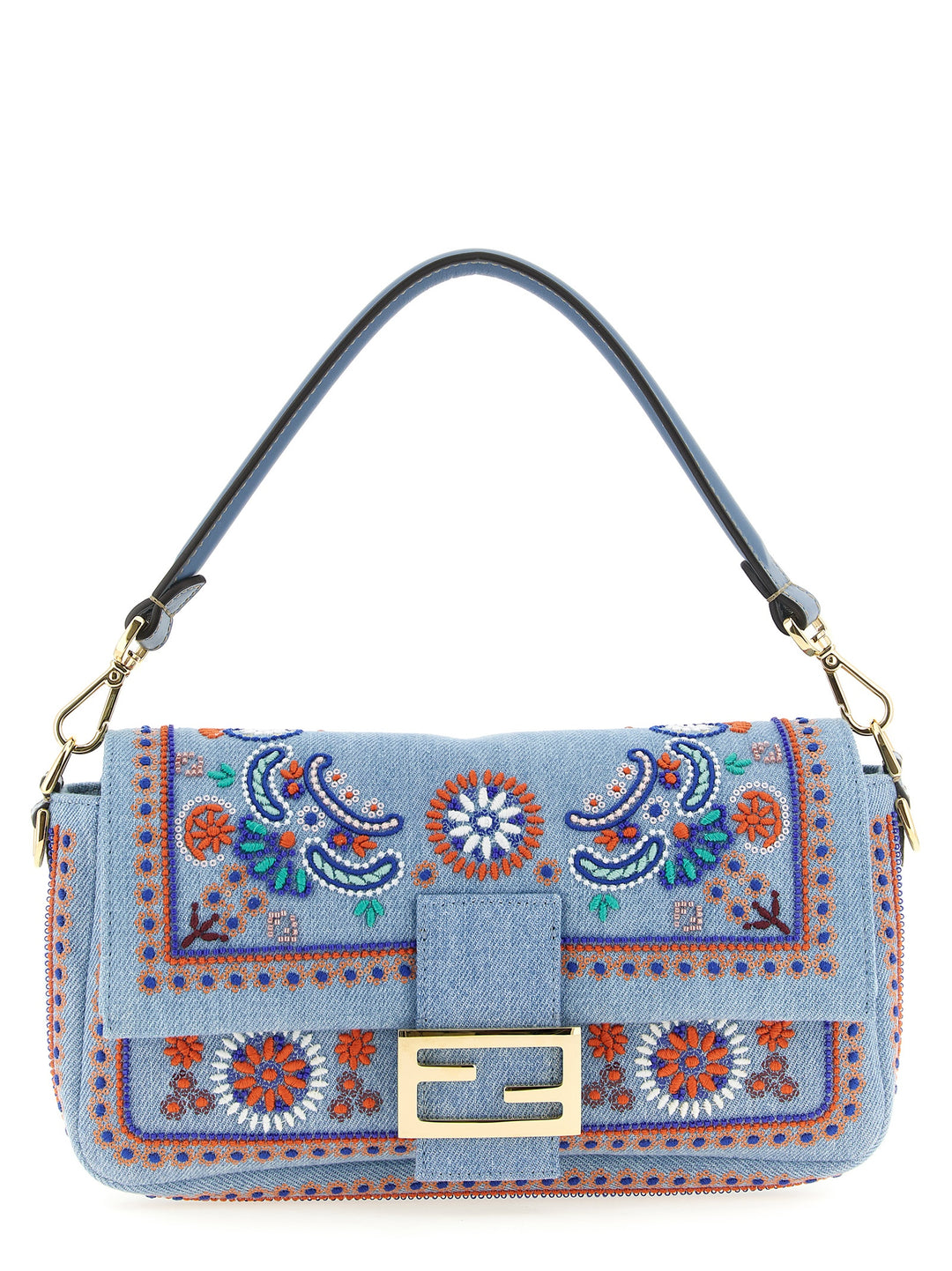 Fendi Baguette® Borse a Spalla e Tracolla - Celeste | 516e9d06799c154ad15c5c6e48cbe9e7721d4e40