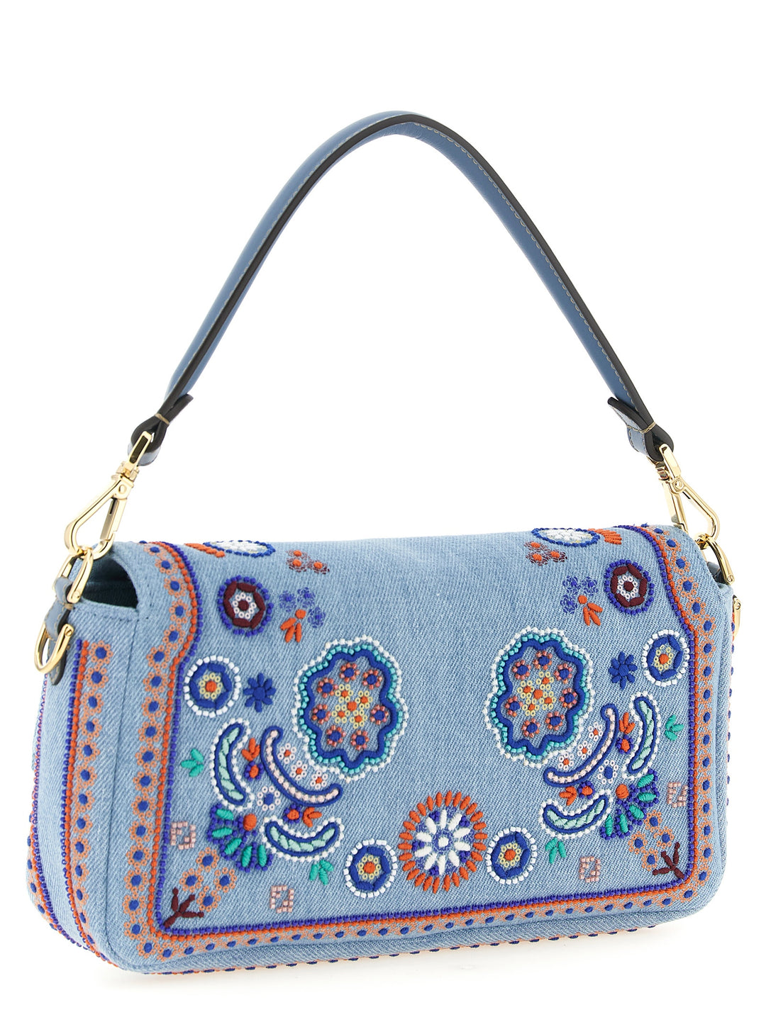 Fendi Baguette® Borse a Spalla e Tracolla - Celeste | 85f0e7a10793ec74f1e4ae066d2dc5b95c4a7c69