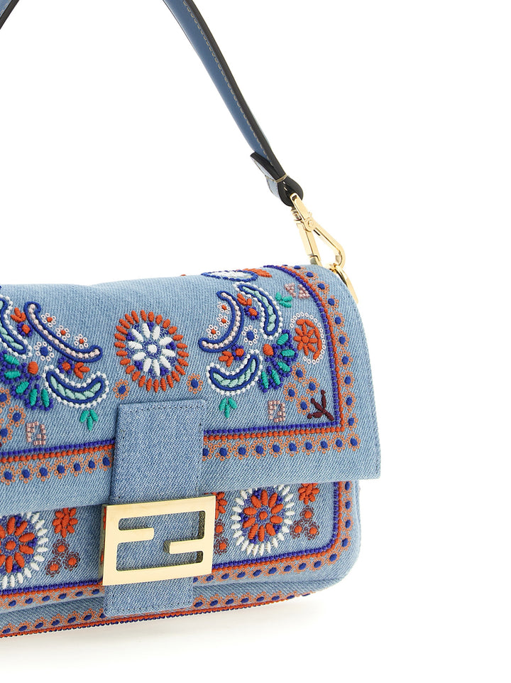 Fendi Baguette® Borse a Spalla e Tracolla - Celeste | b9e1985b45b733593a6b0216c746890b4483d0ba