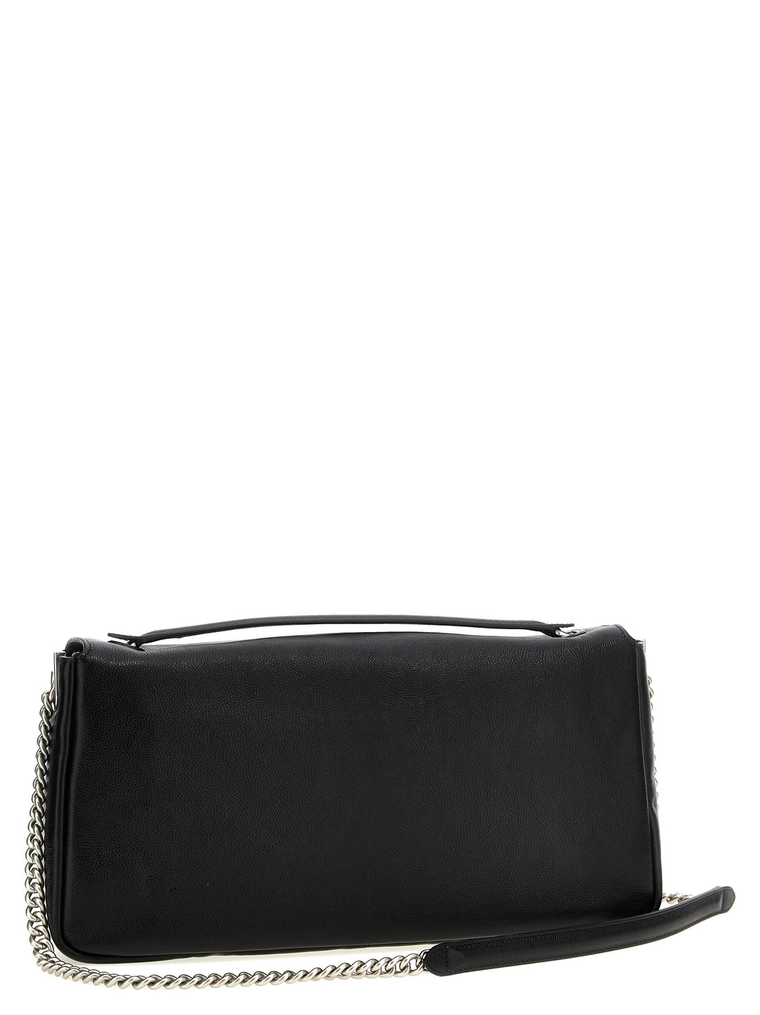 Fendi Baguette Chain Large Borse a Spalla e Tracolla - Nero | be22403be8e04ca88e97db6183dad72405be5aed