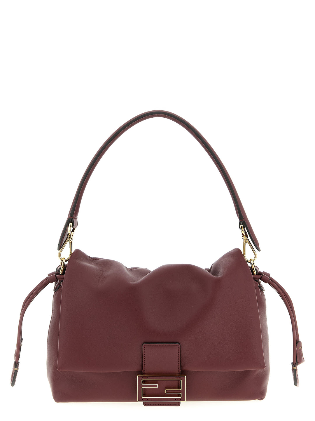 Fendi Mamma Baguette Medium Borse a Tracolla - Bordeaux | a54f0d23095e3ddb842727edfc30975e1b1ce252
