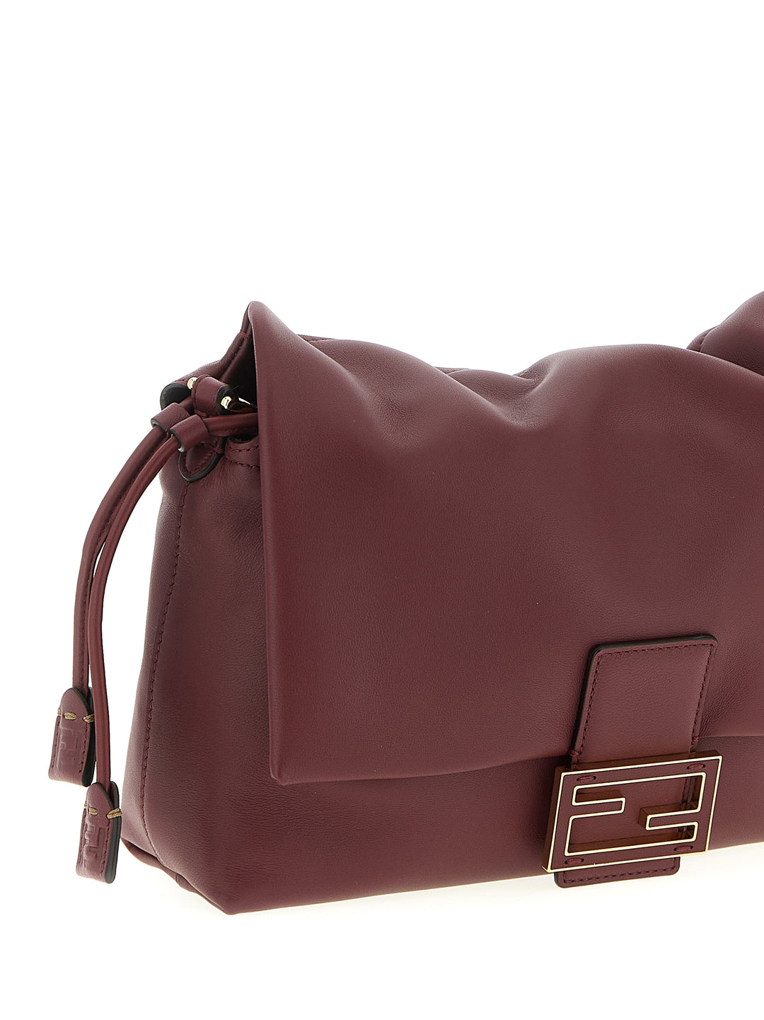Fendi Mamma Baguette Medium Borse a Tracolla - Bordeaux | 53fbe6e08c10b013fccc972a44ea92cd34f3d092