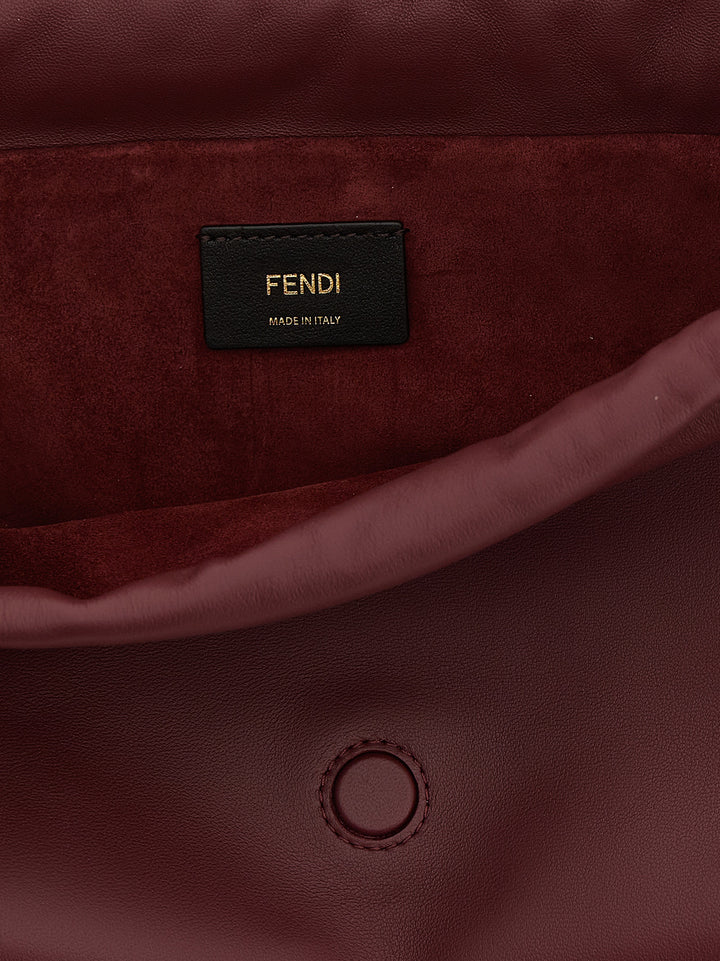 Fendi Mamma Baguette Medium Borse a Tracolla - Bordeaux | 5631beeec4fc9b59daf352cf208e4a60e31cd510