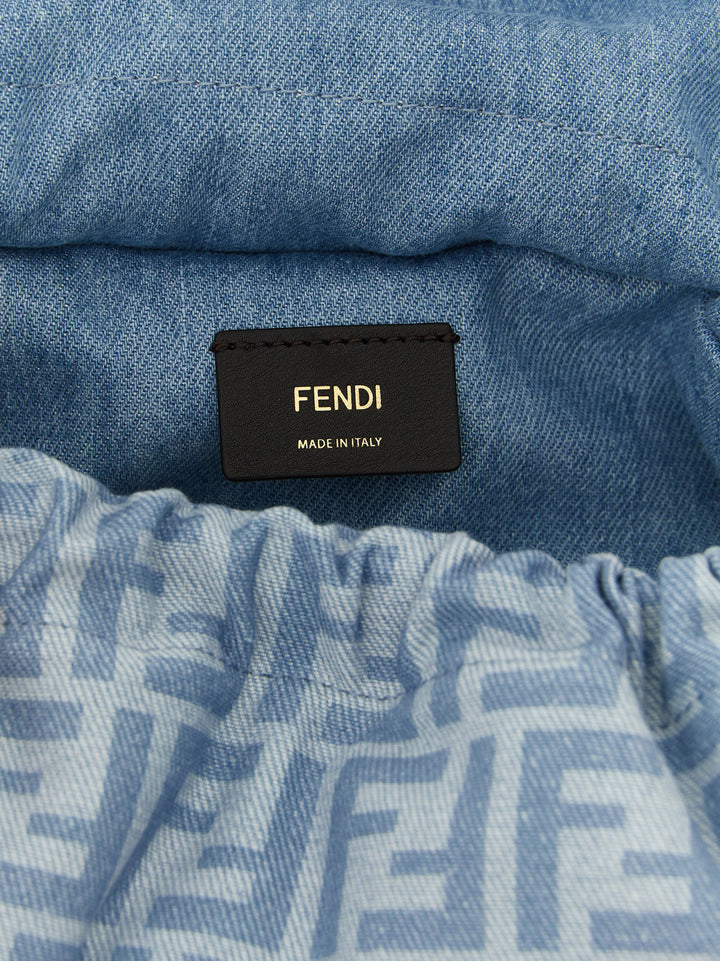 Fendi Mamma Baguette Borse a Spalla e Tracolla - Celeste | 076d5084d4484dca3ba73d7406be8f093f09ed11