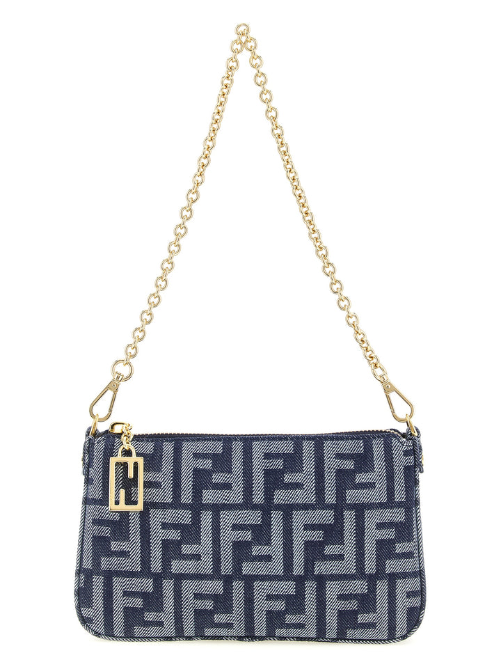 Fendi Baguette Clutch - Blu | ab9da73e81ab31ea01d4df52a0b1163276f2a502