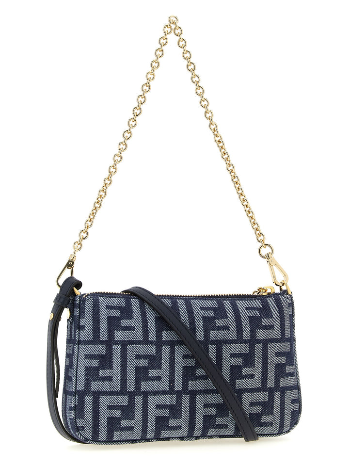 Fendi Baguette Clutch - Blu | 344583c249bbb94eab0023dfc8561988d5a76125