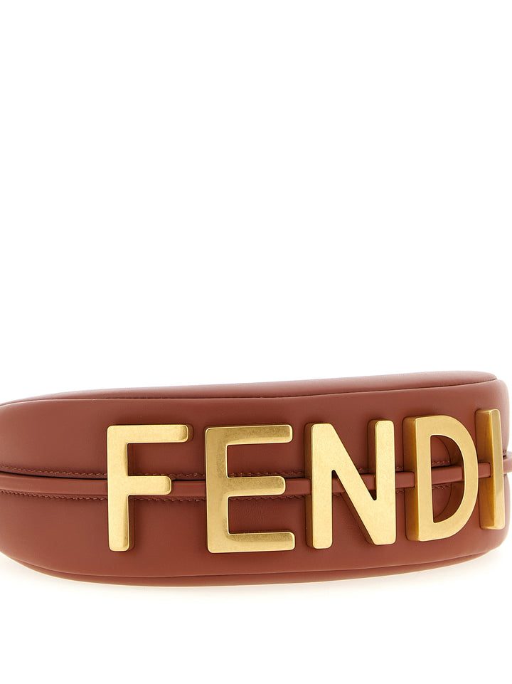 Fendi Fendigraphy Borse a Mano - Marrone | 363ba522ae1f8c000fd8e50b9d076ef967dc4545