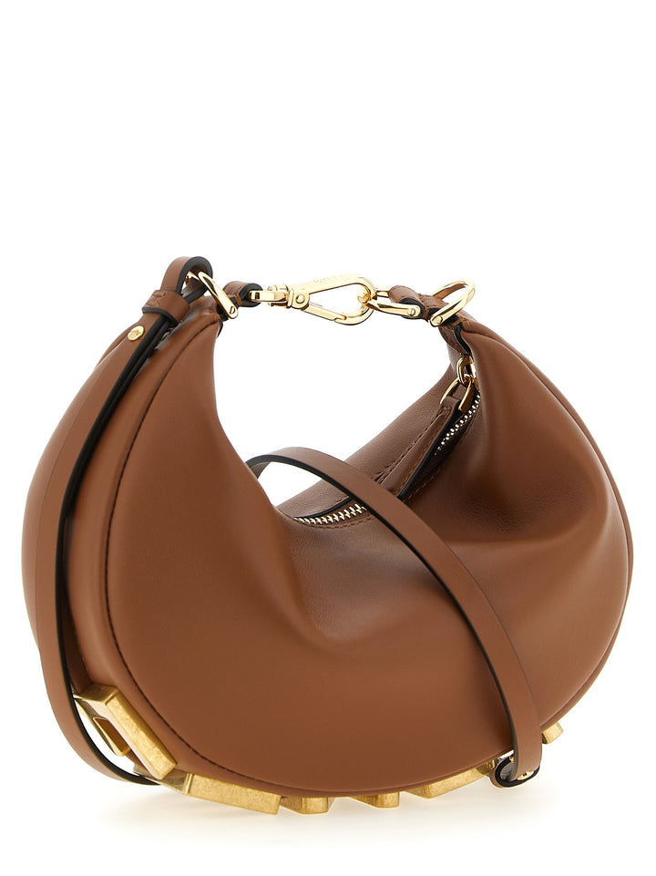Fendi Fendigraphy Borse a Mano - Marrone | 49eed9efcb84f541309271f989a36fce204fcb0f