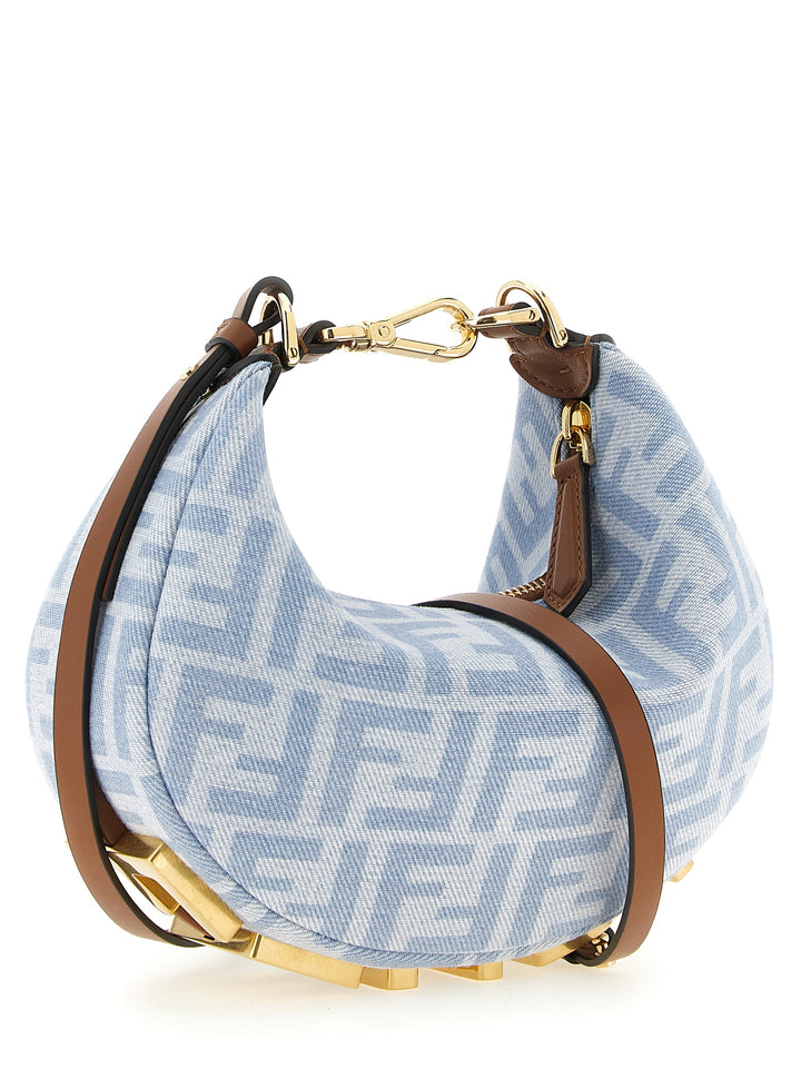 Fendi Fendigraphy Borse a Mano - Celeste | a4956a5015a39b01155ecb14cab8f261cbb3c6dd