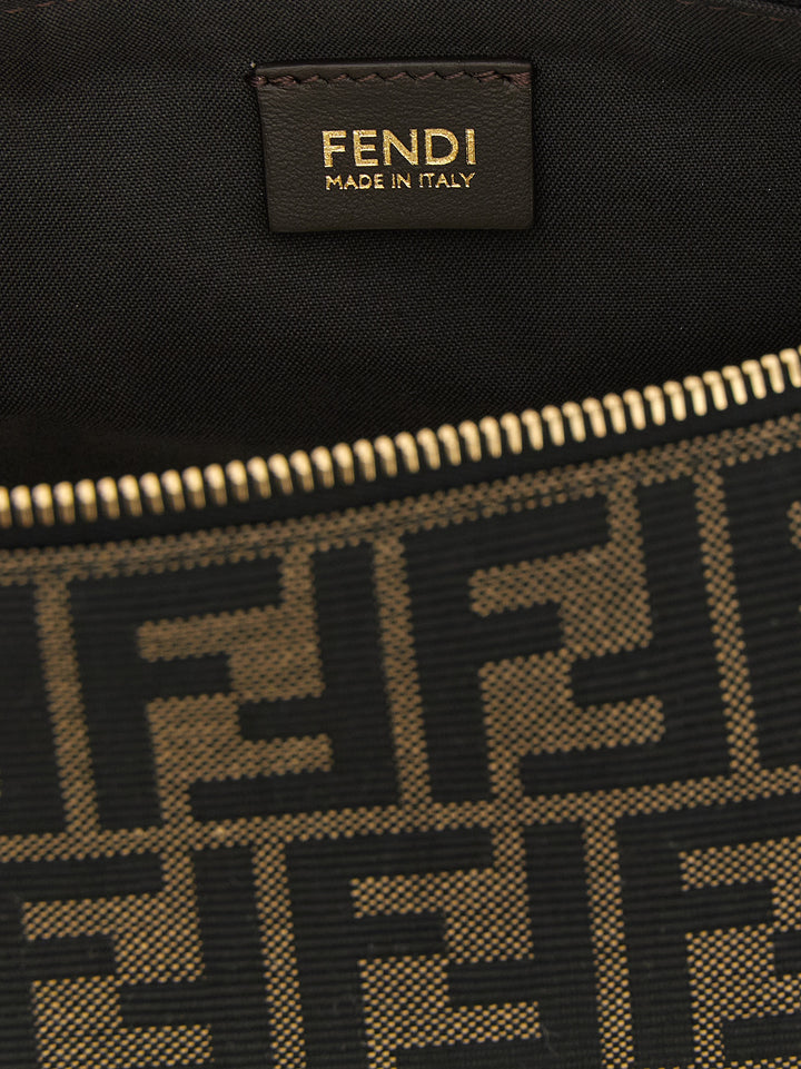 Fendi Fendi Vanity Clutch - Marrone | 47d9f6fa30bcdedaf9e4ebdb7a5f57f954cf07f3