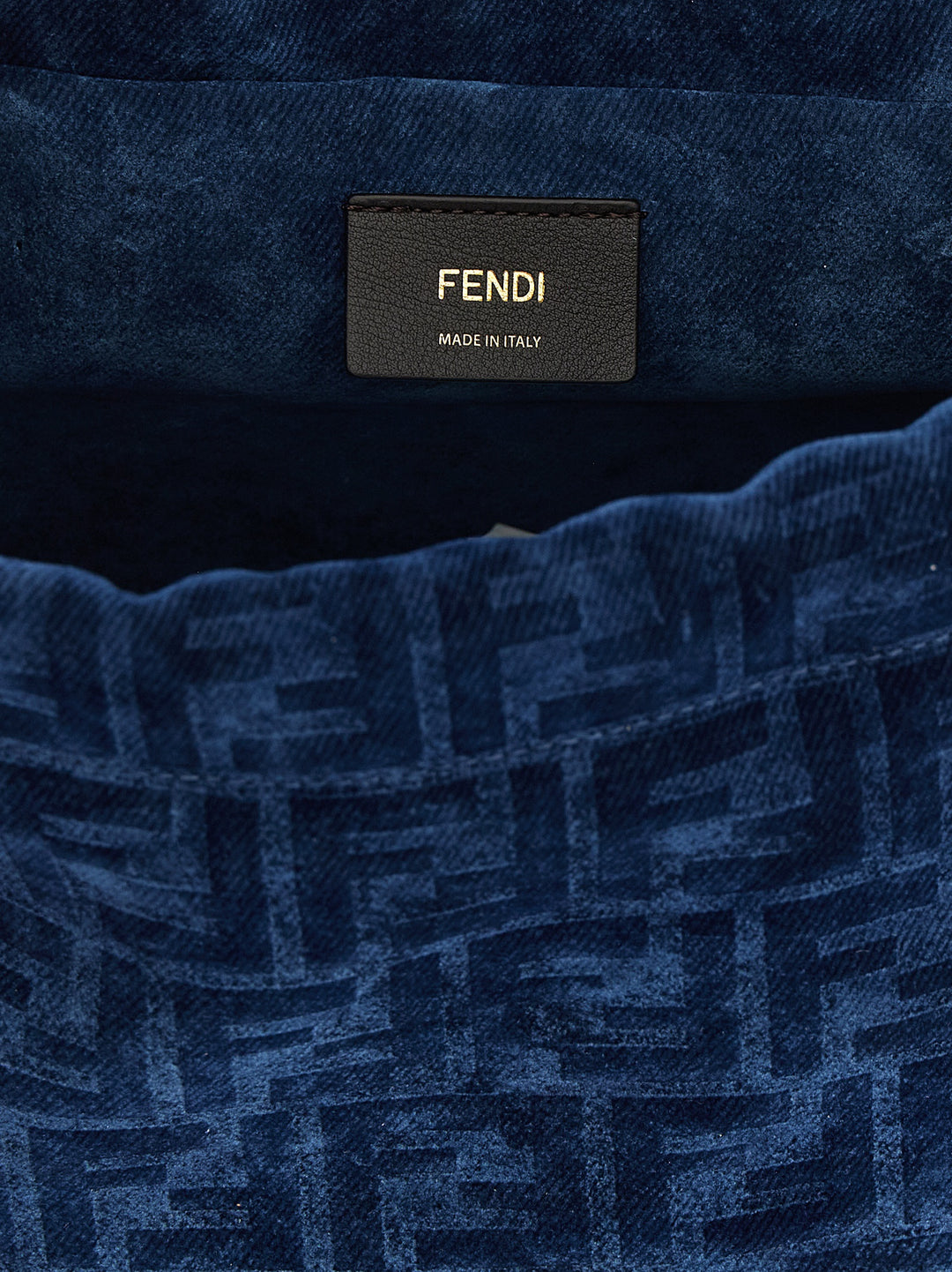 Fendi Ff Flocked Denim Backpack Zaini e Valigie - Blu | dd531f04fc63f6e363ed34b7ab987c15ce3e8804
