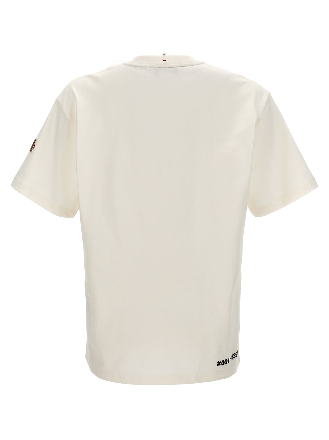 Embossed Logo T Shirt Bianco