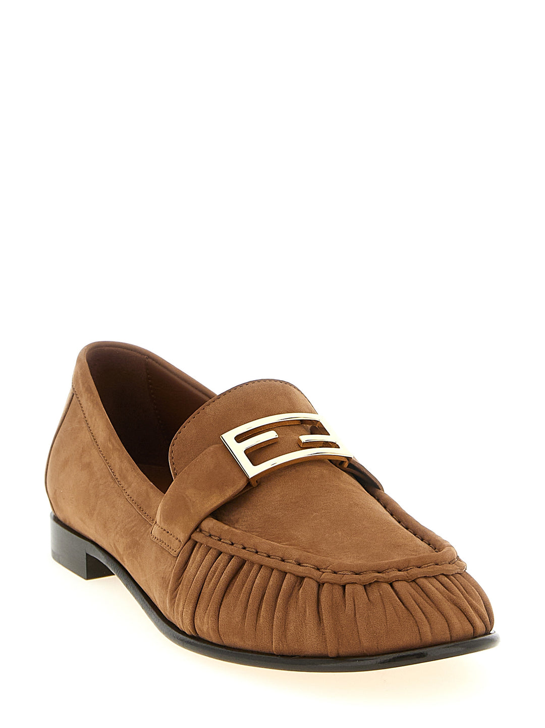 Fendi Baguette Mocassini - Marrone | e983347748e19a750f6ef51f24d3ce905377648c