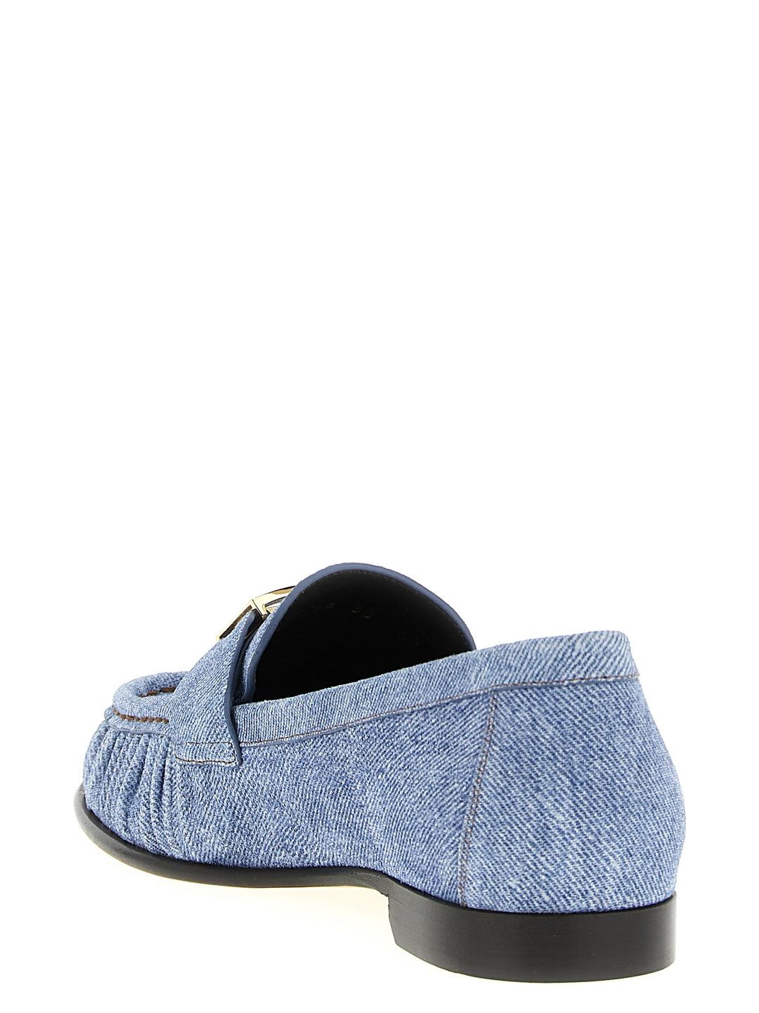 Fendi Baguette Mocassini - Celeste | 810cca2d53073db9022e7dbeda0da639528b5158