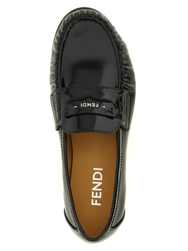 Fendi Fendi Scrunch Mocassini - Nero | e6aee613c4f35930f288bc377c1ca72bfec7de33