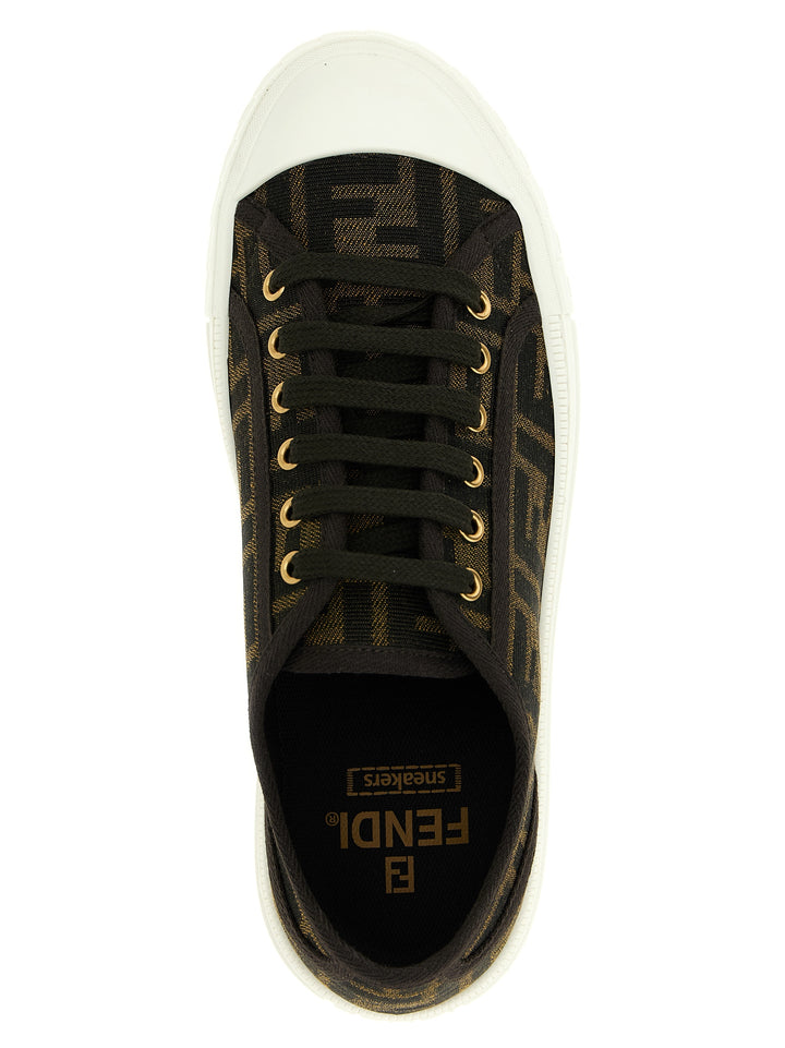 Fendi Domino Sneakers - Nero | c35e8b77de6fb1dc7aabcb6c1ca0bc34eda479b3