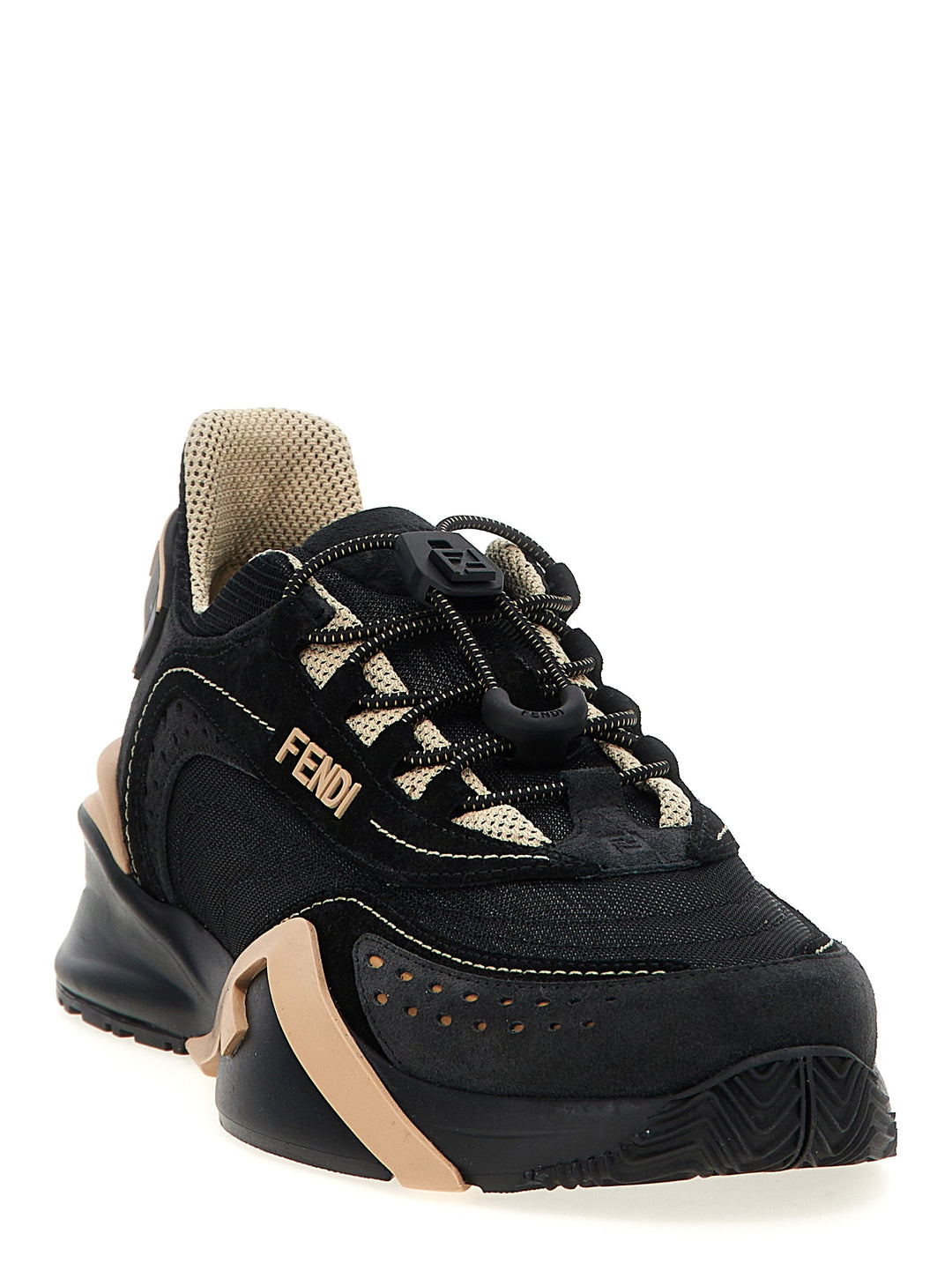 Fendi Fendi Flow Sneakers - Nero | 9c53a537af7c3adea64035bdc53a315a0c27c5e1