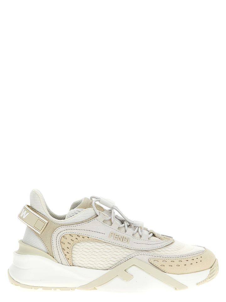 Fendi Fendi Flow Sneakers - Bianco | c322d29be25b21a385c036291b3d54f52020c270
