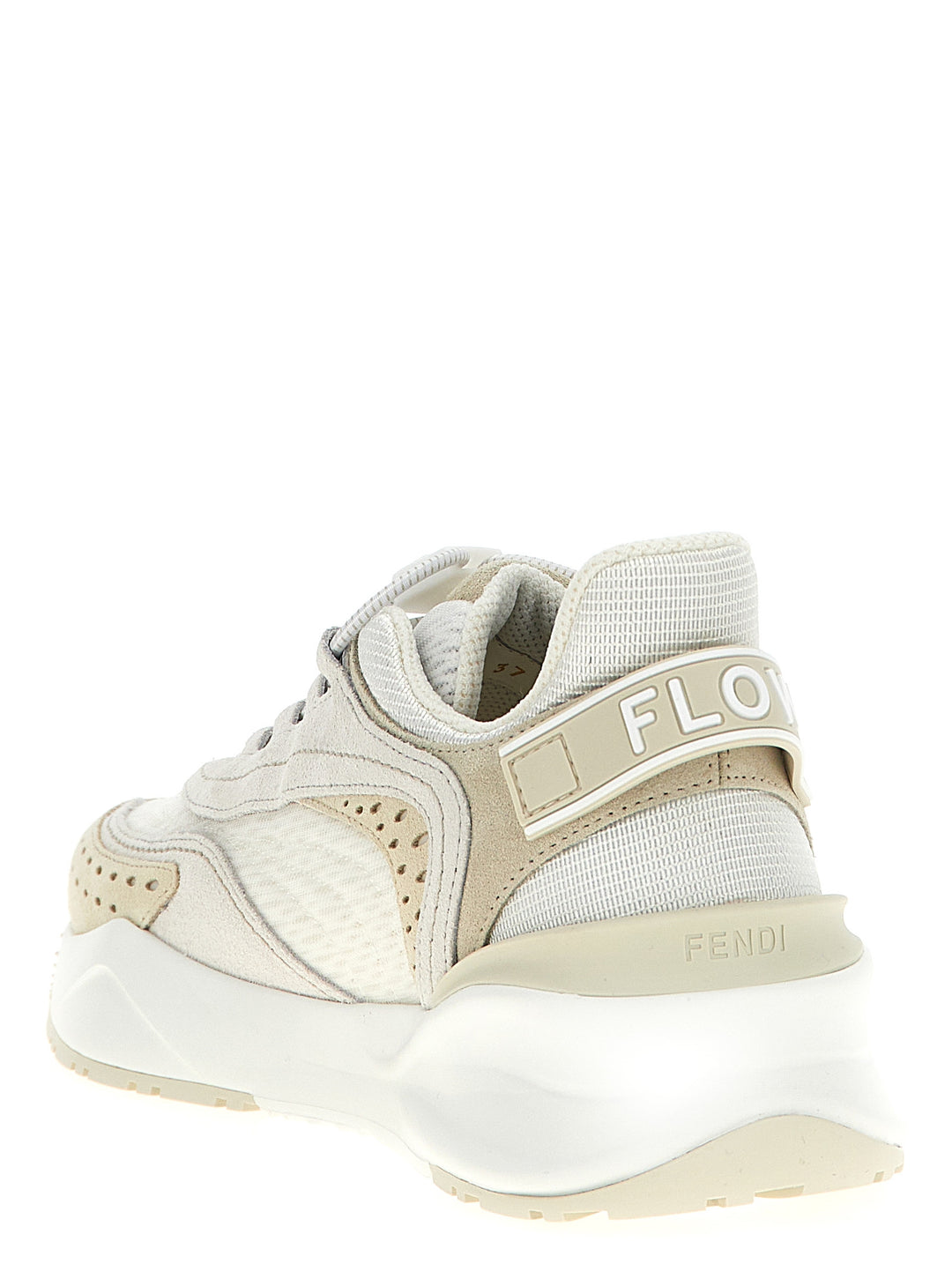 Fendi Fendi Flow Sneakers - Bianco | d644b9e907bf493e65273c786bc6af058e5f5106