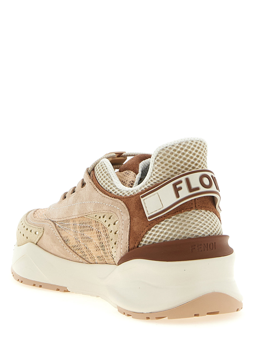 Fendi Fendi Flow Sneakers - Rosa | 7d60f60ce76b8f969451019fbac897123fe23423