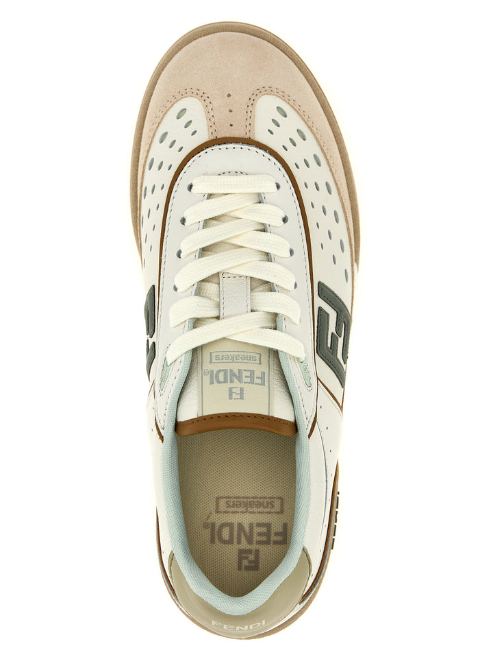 Fendi Fendi Match Sneakers - Beige | 070111b9933e5e93bd4e852cf1f511628466e8b6