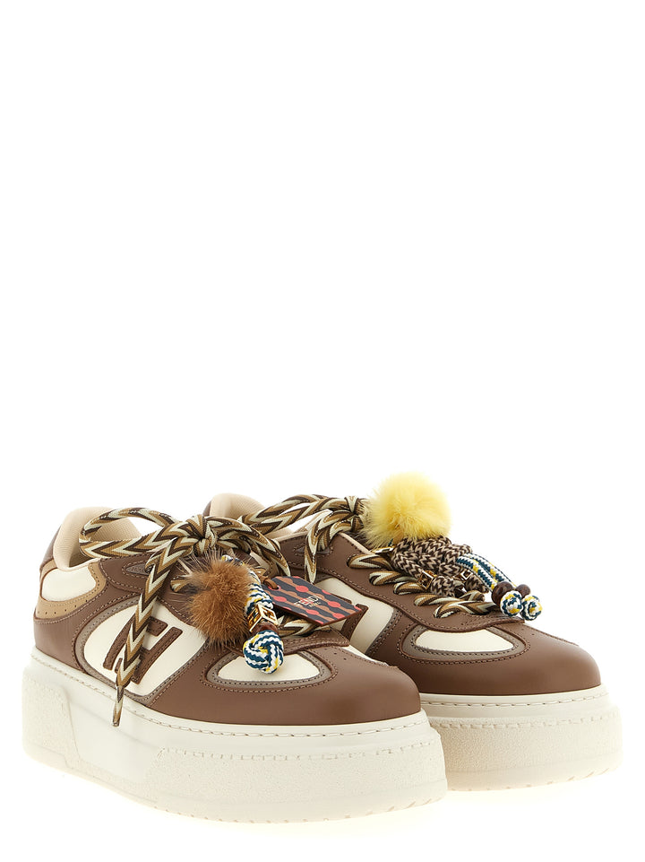 Fendi Fendi Match Sneakers - Multicolor | 2440b75562ed94e1fd6b533571d6865baebc192f